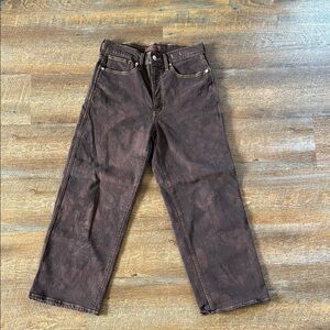 Madewell Perfect Vintage Wide-Leg Crop Jean